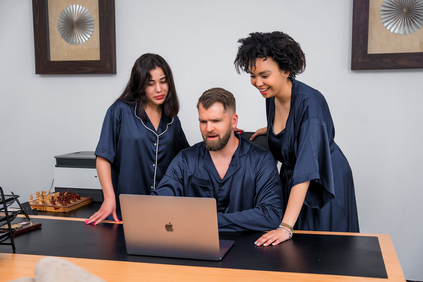 Midnight Bloom Kimono