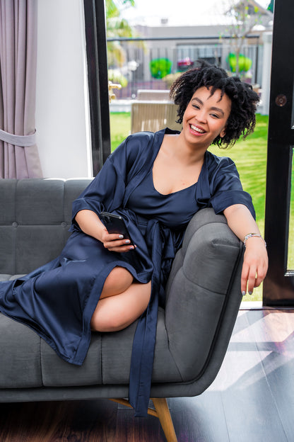 Midnight Bloom Kimono