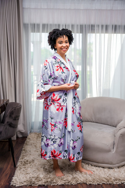 Amethyst Bloom Kimono
