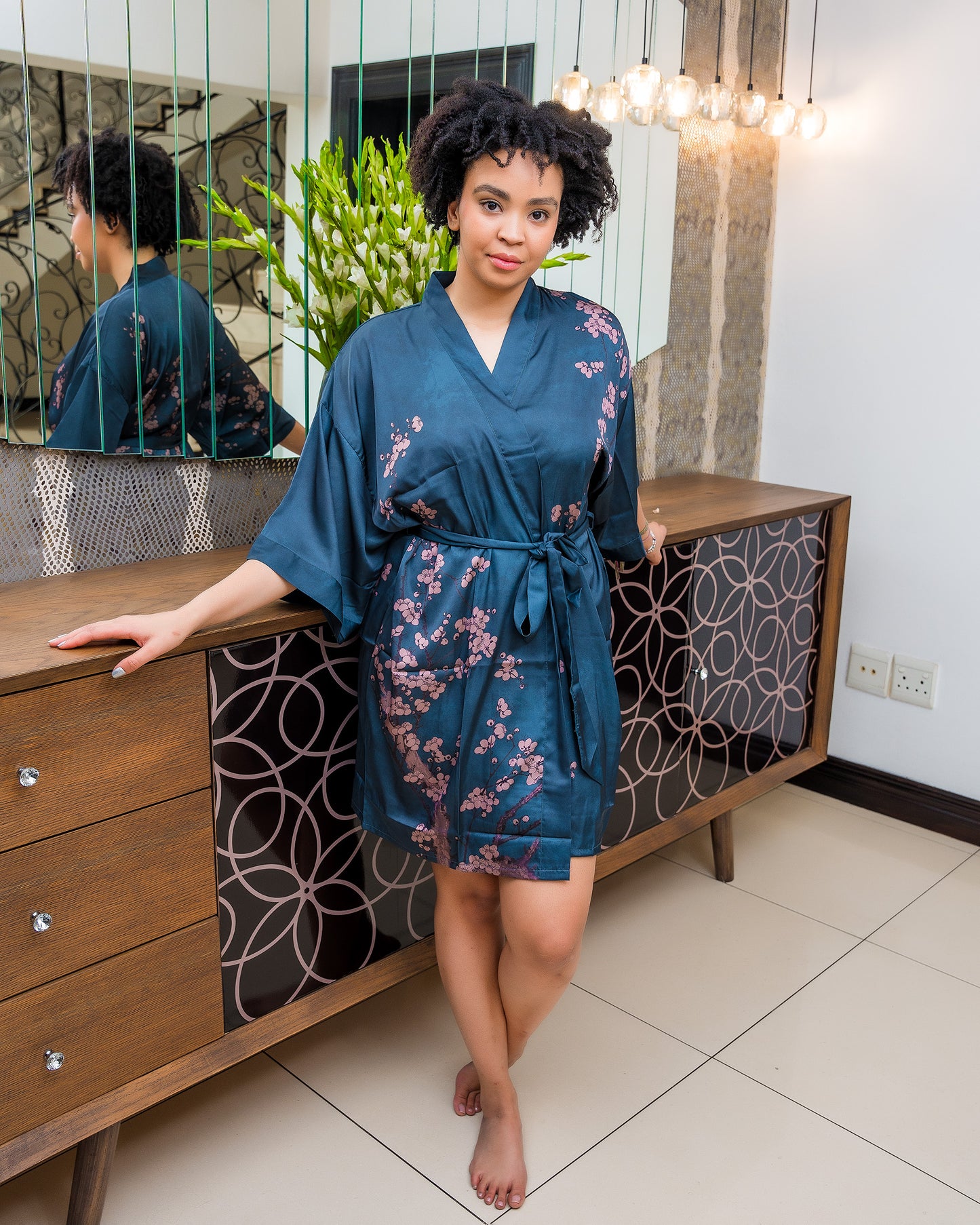 The Sakura Night Kimono